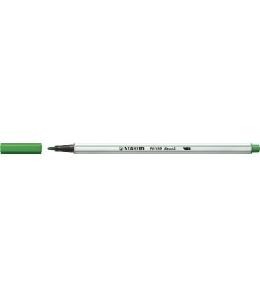 ROTUL.STABILO PEN 68  BRUSH VERDE