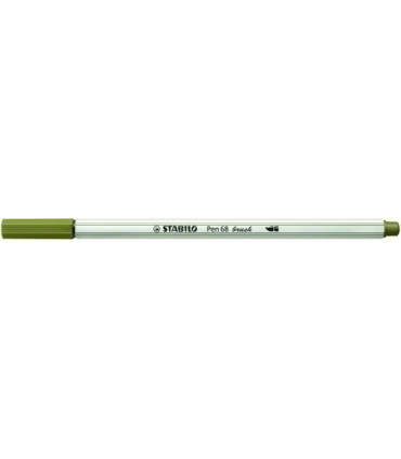 ROTUL.STABILO PEN 68  BRUSH VERDE MUSGO