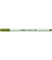 ROTUL.STABILO PEN 68  BRUSH VERDE MUSGO