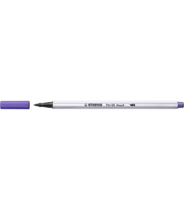 ROTUL.STABILO PEN 68  BRUSH VIOLETA
