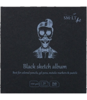 BLOC BOCETOS SMILTAINIS 14x14 32h  NEGRO