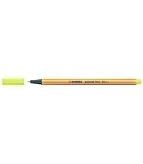 ROTUL.STABILO POINT 88  AMARILLO NEON