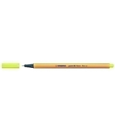 ROTUL.STABILO POINT 88  AMARILLO NEON