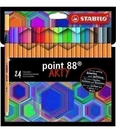 ROTUL.STABILO POINT 88 ARTY LINE e.24