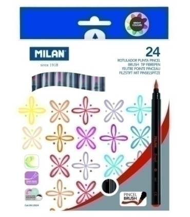 ROTUL. MILAN PUNTA PINCEL CAJA 24