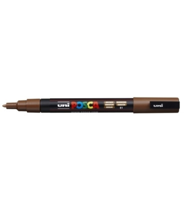 ROTUL.UNI-POSCA PC-3M  MARRON