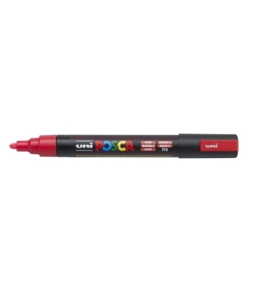 ROTUL.UNI-POSCA PC-5M  FLUOR ROJO