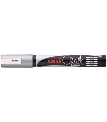 ROTUL.UNIBALL CHALK MARKER PWE-5M PLATA