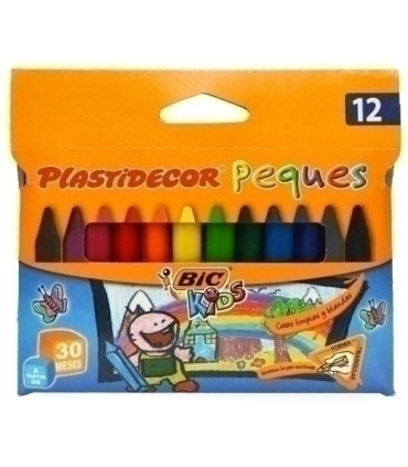 CERAS PLASTIDECOR PEQUES EST. 12 UDS