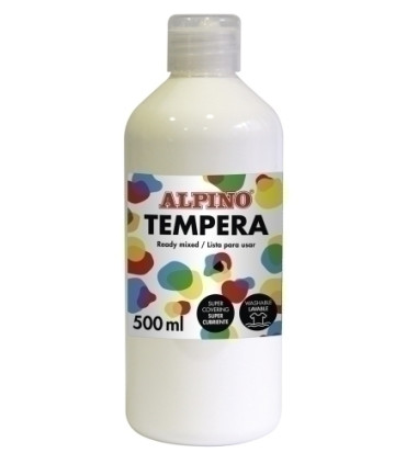 TEMPERA ALPINO LIQ. 500 ml BLANCO