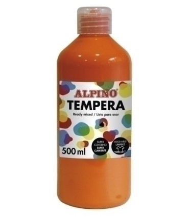 TEMPERA ALPINO LIQ. 500 ml NARANJA