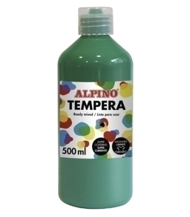 TEMPERA ALPINO LIQ. 500 ml VERDE PRADO