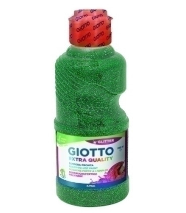 TEMPERA GIOTTO LIQ.GLITTER 250 ml VERDE