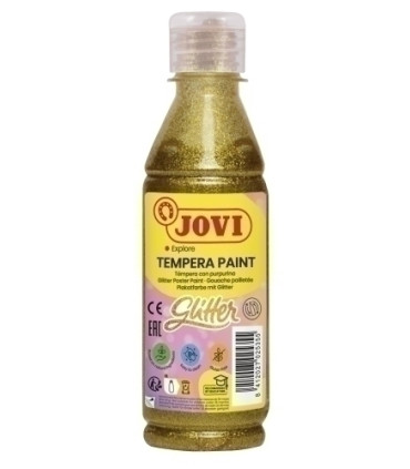 TEMPERA JOVI LIQ.GLITTER 250 ml ORO