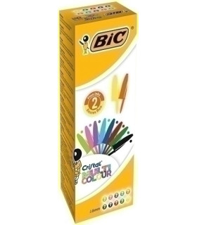 BOLIG.BIC CRISTAL MULTICOLOUR C/20