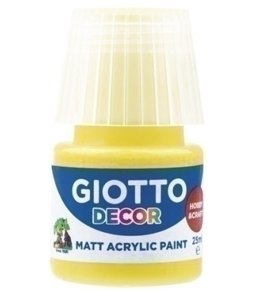 PINTURA ACRIL.GIOTTO 25 ml AMARILLO