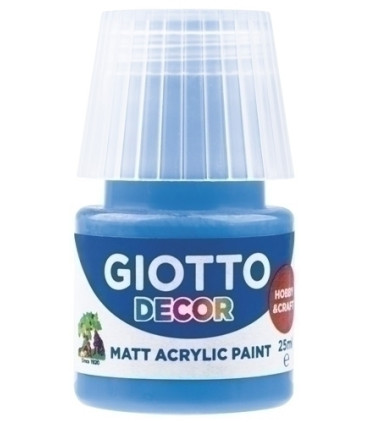 PINTURA ACRIL.GIOTTO 25 ml AZUL CYAN
