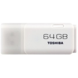 Memoria Usb 64gb Kioxia/Toshiba U202 2.0 Blanco (Incluye Canon Lpi De 0.24 €)