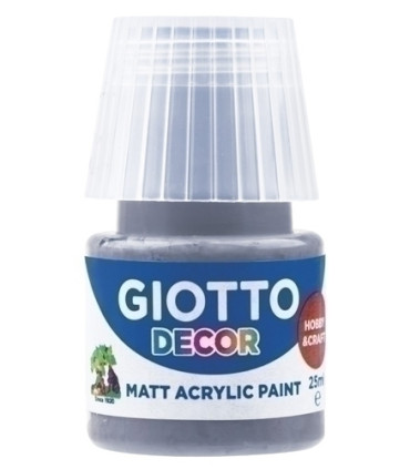 PINTURA ACRIL.GIOTTO 25 ml GRIS OSCURO
