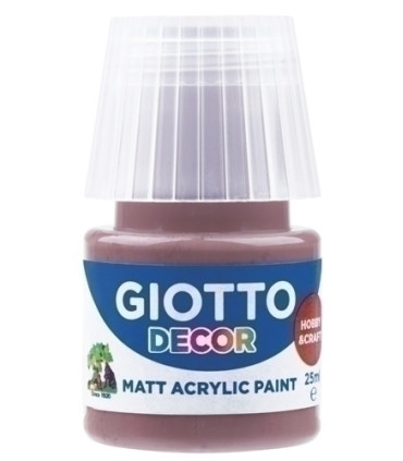 PINTURA ACRIL.GIOTTO 25 ml MARRON TIERRA