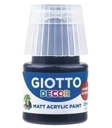 PINTURA ACRIL.GIOTTO 25 ml NEGRO