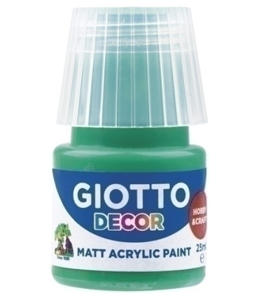 PINTURA ACRIL.GIOTTO 25 ml VERDE ESMERAL