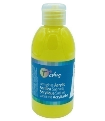 PINTURA ACRIL.TCOLORS 250 ml AMARILLO