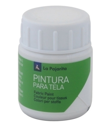 PINTURA TELA PAJARITA 25 ml BLANCO T-01