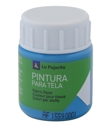 PINTURA TELA PAJARITA 25 ml CYAN T-07
