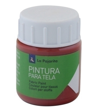 PINTURA TELA PAJARITA 25 ml ROJO IG.T-11