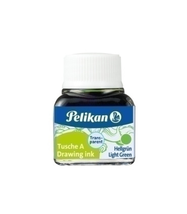 TINTA CHINA PELIKAN 10 ml. VERDE CLARO
