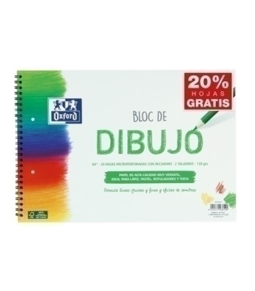 BLOC DIBUJO OXFORD C/ESP. REC 2TAL A4+ 1