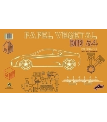 BLOC DIBUJO OLEF VEGETAL A4 80g 50h