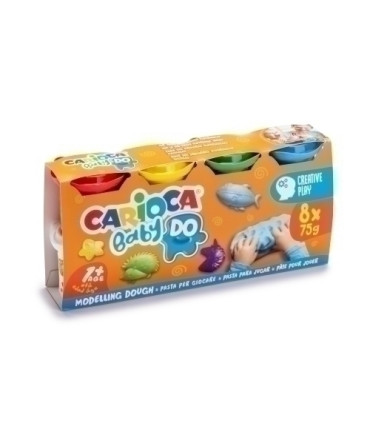 PLASTILINA CARIOCA BABY DOUGH C/8