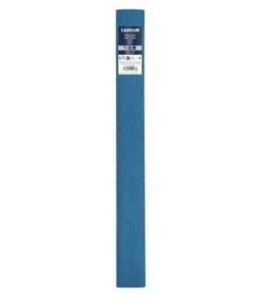 PAPEL CREPE CANSON 40g 0,5x2,5 AZUL MAR