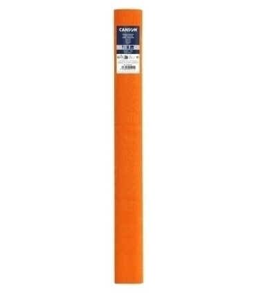 PAPEL CREPE CANSON 40g 0,5x2,5 NARANJA