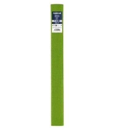 PAPEL CREPE CANSON 40g 0,5x2,5 VERDE PRI