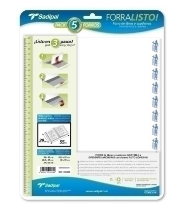 FORRO AJUST.SADIPAL 29x52 BLISTER 5