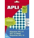 ETIQ.MAN.BOLSA APLI 02731 CL.AZUL RD.Ø10