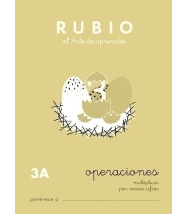 CUADERNO RUBIO A5 OPERAC.y PROBLEMAS  3A