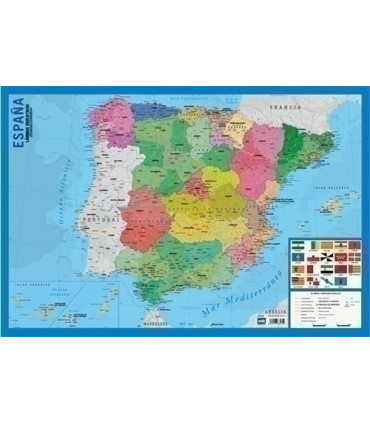 LAMINA ESCOLAR ERIK MAPA ESPAÑA