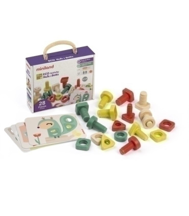 JUEGO ED.MINILAND ECO ACTIV.NUTS&BOLTS