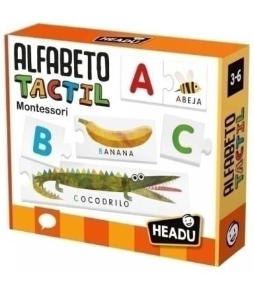 JUEGO EDUCATIVO HEADU ALFABETO TACTIL