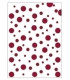 BOLSA DISFRAZ 56x70 IMPRESA TOPOS ROJO