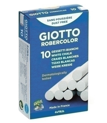 TIZAS  BLANCAS GIOTTO ROBERCOLOR EST. 10