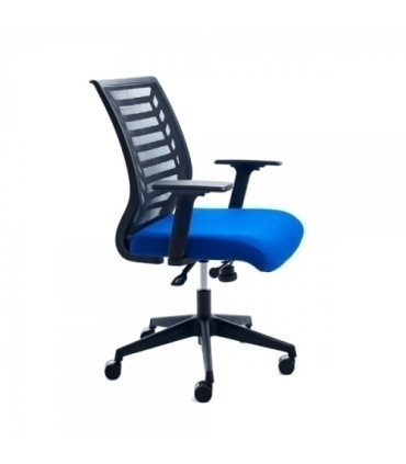 SILLA ROCADA RD-907/3 AZUL CON BRAZOS