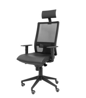SILLA PIQUERAS HORNA C/ CAB. PIEL NEGRO