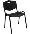 SILLA PIQUERAS ROBLEDO PVC NEGRO