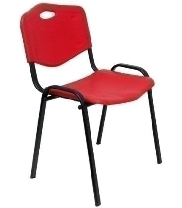 SILLA PIQUERAS ROBLEDO PVC ROJO