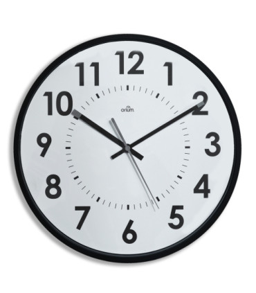 RELOJ PARED CEP ANALOGICO 30 CM NEGRO